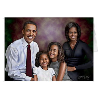 Obama Family Portrait Cards