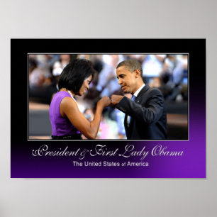 Obama Fist Bump Poster