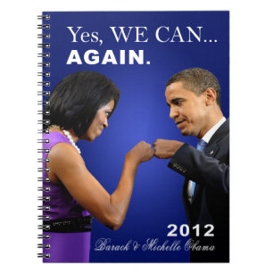 Obama Fist Bump - Yes we can, again Notebook