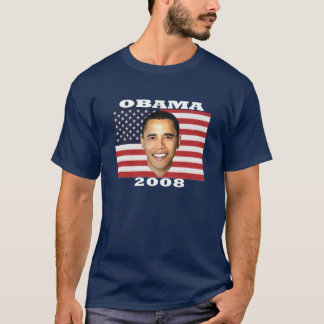 Obama Flag Dark T T-Shirt