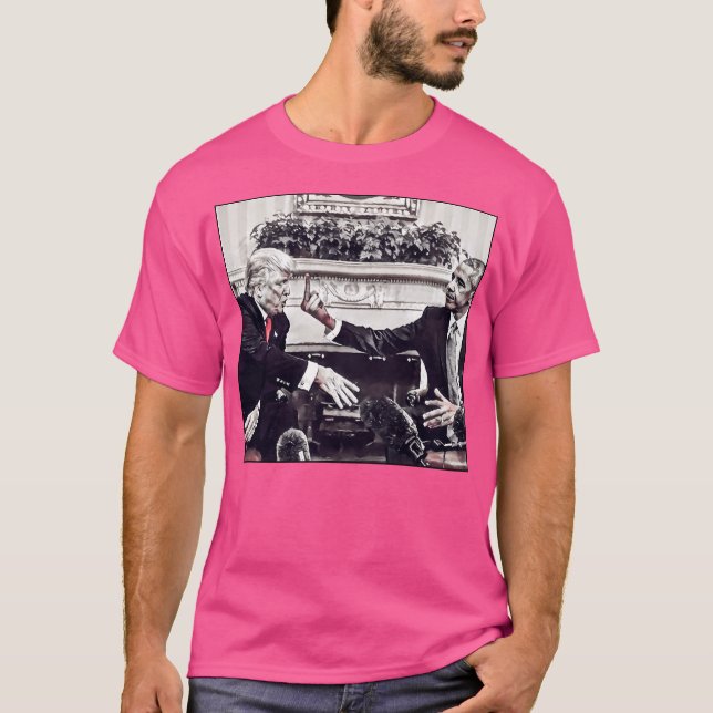 Obama Flicks Off Trump T-Shirt (Front)