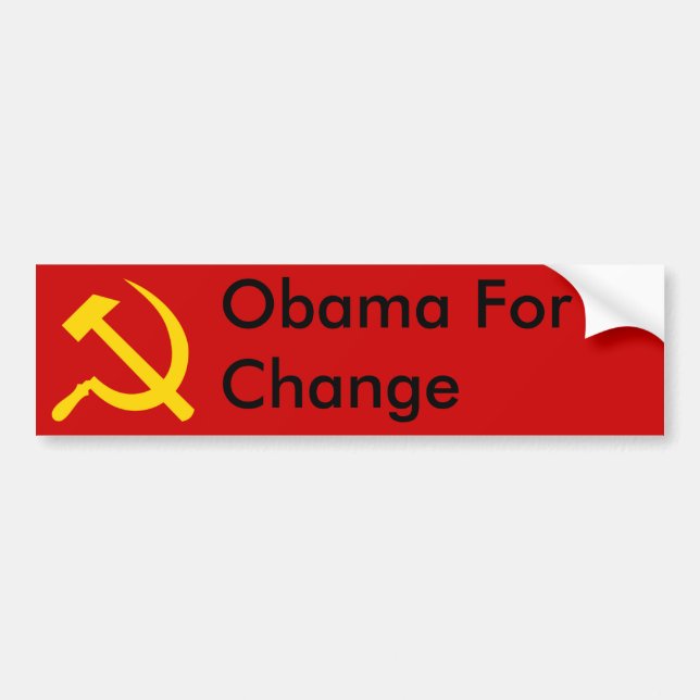 Obama For Change Bumper Sticker (Front)