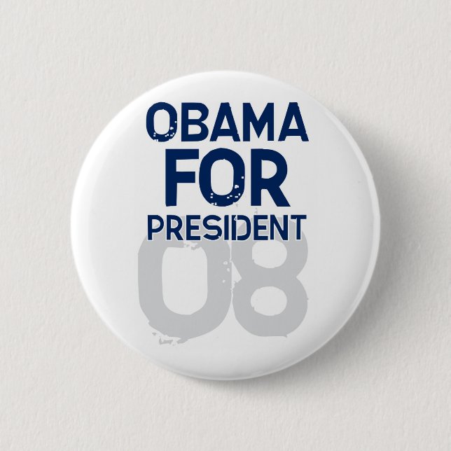 OBAMA For President 08 - Button (Front)