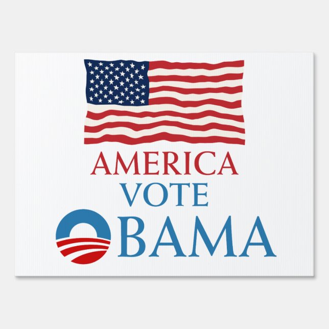 Obama for president 2012 sign (Front)