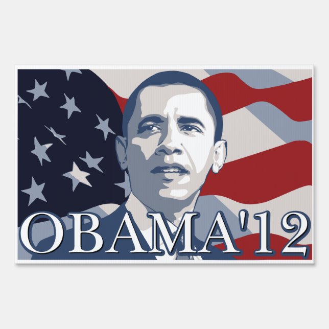 Obama for president 2012 sign (Front)