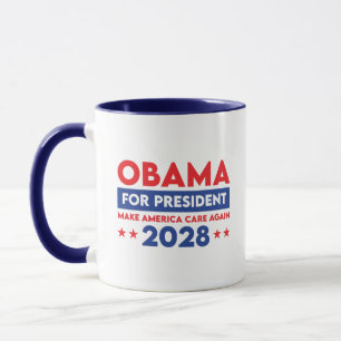 Obama For President 2028 Make America Care Again Mug
