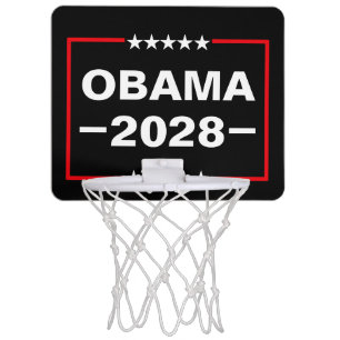 Obama for President 2028 Mini Basketball Hoop