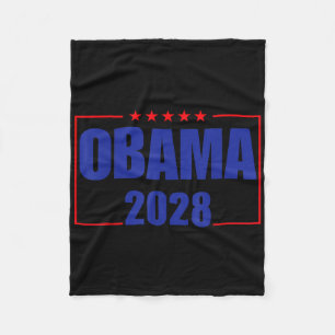 Obama For President 2028 Obama 2028 For Men  Fleece Blanket