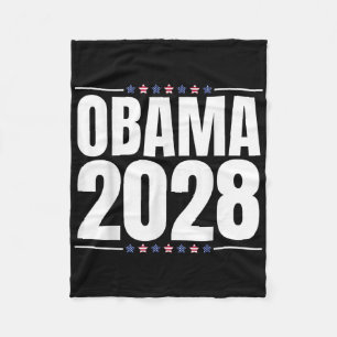 Obama For President 2028 Obama 2028 For Men Women Fleece Blanket