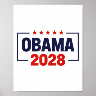 Obama For President 2028 Obama 2028 Poster