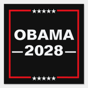 Obama for President 2028 Sign