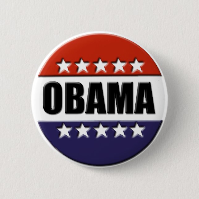 Obama for President Button (Front)