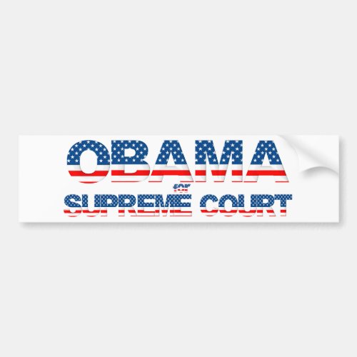 Obama for Supreme Court Bumper Sticker