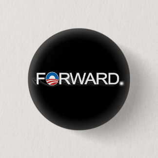 Obama Forward 2012 Black and White Campaign Pin
