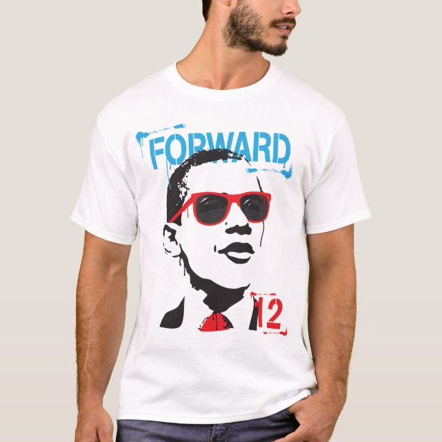 Obama Forward 2012 T Shirt (Front)