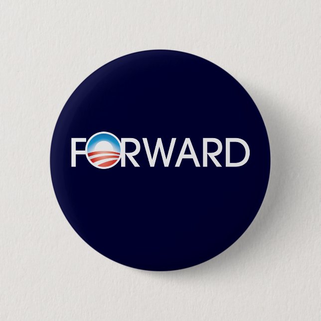Obama Forward Logo Button (Front)