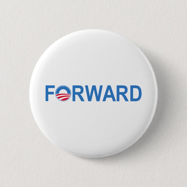 Obama Forward Pinback Button (Front)