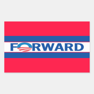 Obama FORWARD Rectangular Sticker