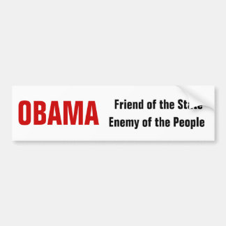 OBAMA Friend or Enemy? Bumper Sticker
