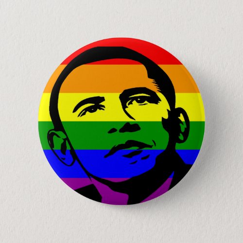 Obama Gay Pride Button