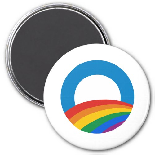Obama Gay Pride Magnet