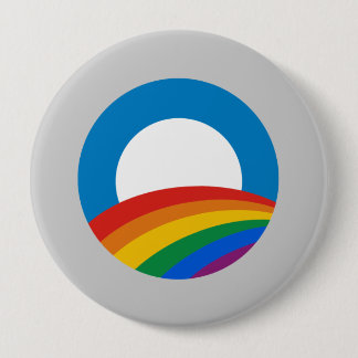 Obama Gay Pride Pinback Button