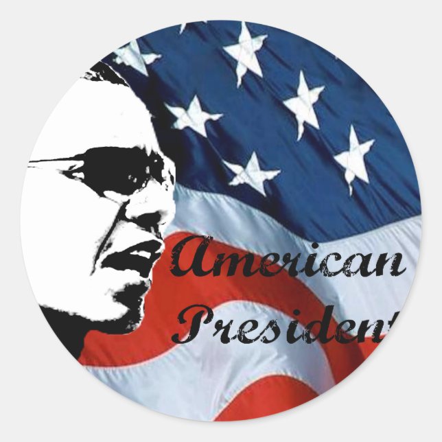 Obama Gifts 2 Classic Round Sticker (Front)