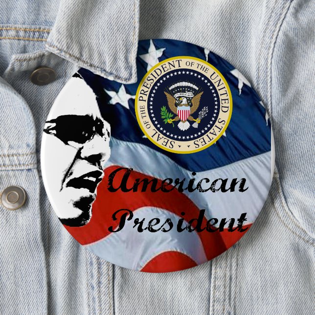 Obama Gifts 2 Pinback Button (In Situ)