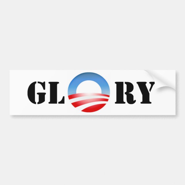 Obama Glory Bumper Sticker (Front)