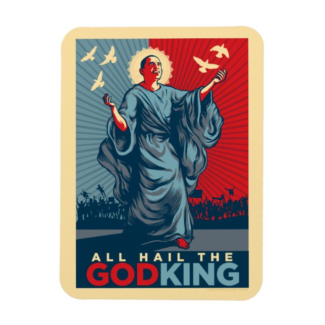 Obama Godking Premium Magnets (Vertical)