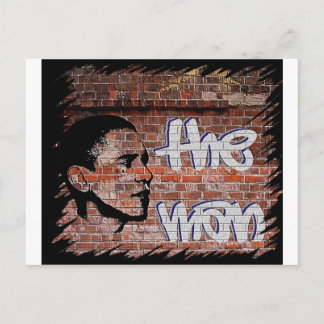 Obama Graffiti Postcard