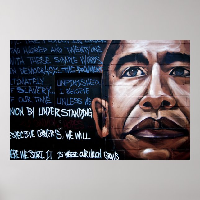 Obama Graffiti Poster (Front)