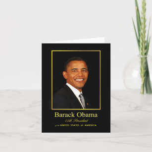 Obama Greeting Card - Blank