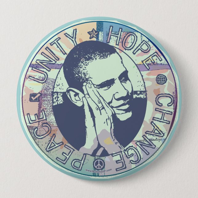 obama Groovy Dream Button (Front)