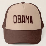 Obama Hat Brown<br><div class="desc">Obama name on Hat</div>