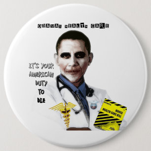 OBAMA HEALTH CARE BUTTON