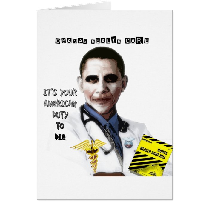 OBAMA HEALTH CARE CARD