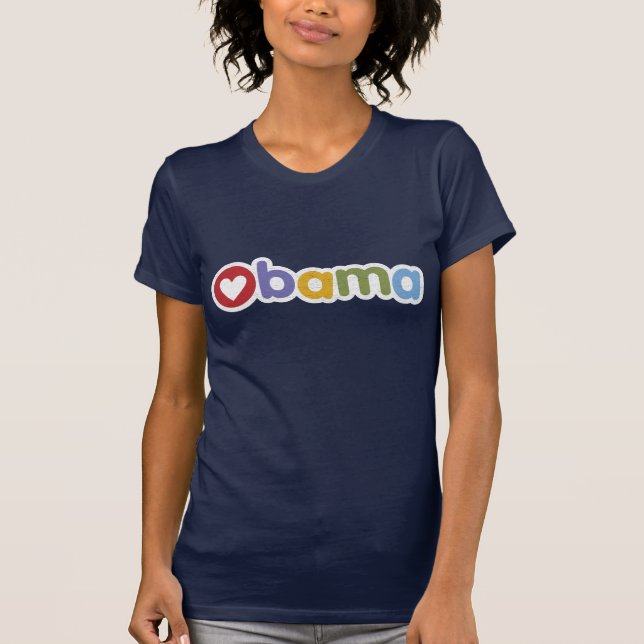 Obama Heart T-Shirt (Front)