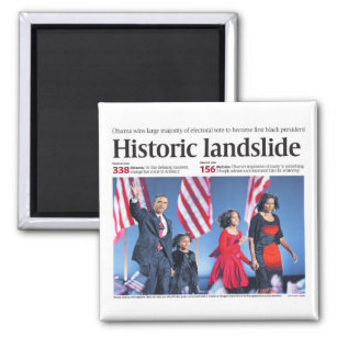 Obama: Historic Landslide Magnet