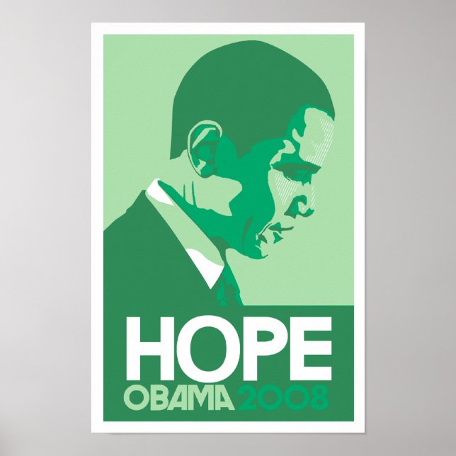 Obama - Hope Green Poster (Front)