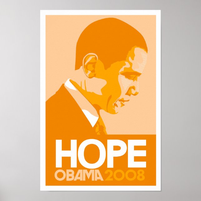 Obama - Hope Orange Poster (Front)
