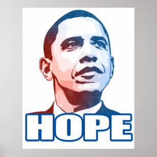 Barack Obama Hope Posters &amp; Prints | Zazzle