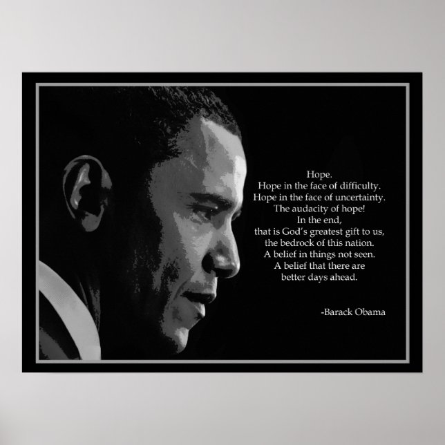 Obama-Hope-Poster Poster (Front)