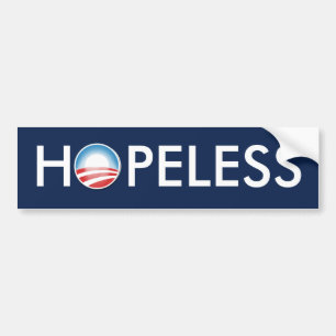 Obama HOPELESS Bumper Sticker