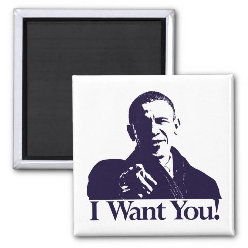 Obama I Want You Magnet
