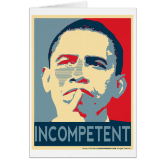 Obama - If at first you don't succeed... Cards
