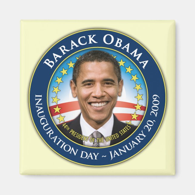 Obama Inaugural Magnet (Front)