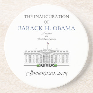 Obama Inauguration 2013 Drink Coaster