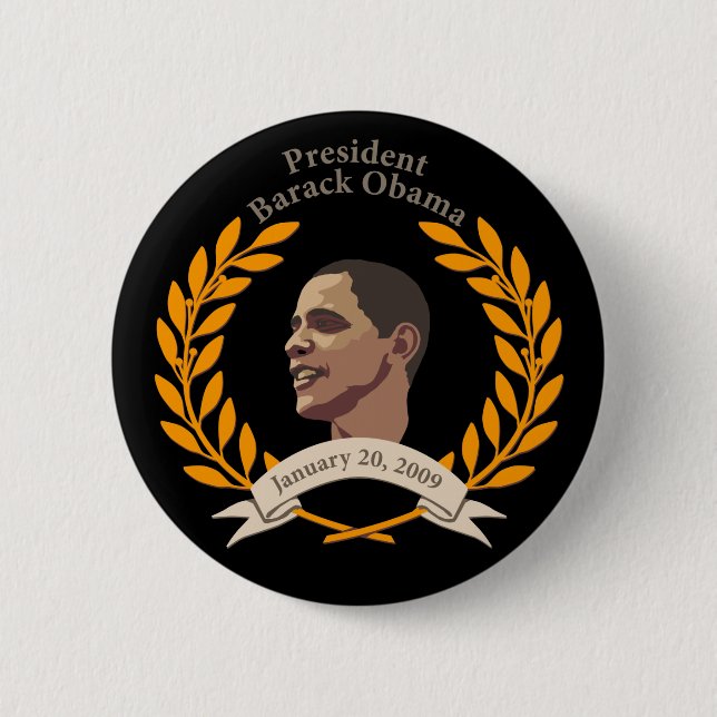 Obama  Inauguration Button (Front)