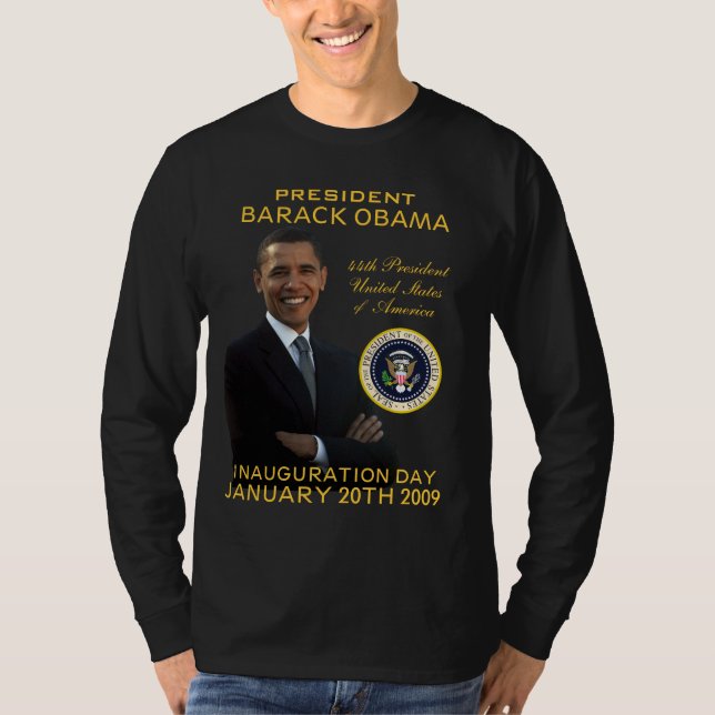 Obama Inauguration Day Long-sleeve Shirt (Front)